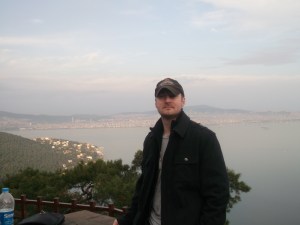 The Sea of Marmara in the background.