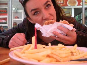 "How about you finish that one before we order another?"