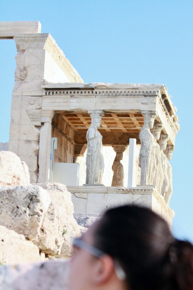 The Erectheion, dedicated to Athena