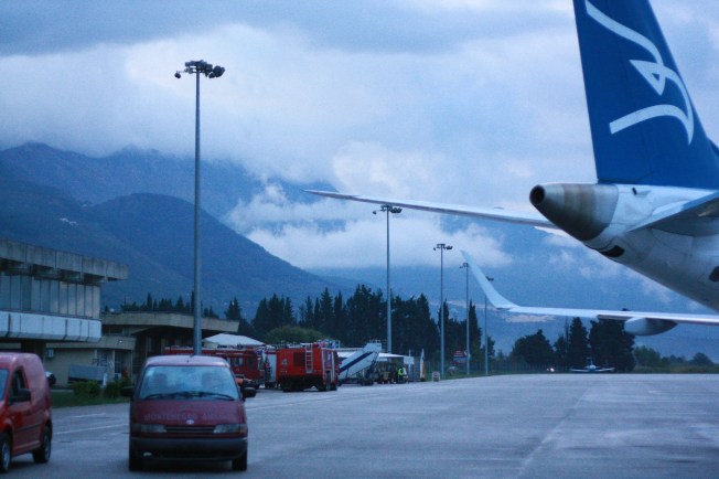The view from the tarmac